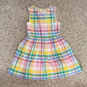 GAP Colorful Plaid Kids Dress- L